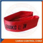 EBSL005 FLAT WEBBING SLINGS WITH REINFORCED LIFTING EYES