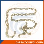 EBTB050 TOW CHAIN/W RTJ+GRAB HOOK & 8" J HOOK  