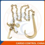 EBTB054 TOW CHAIN/W RTJ+GRAB HOOK & 15" J HOOK  