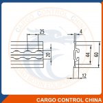 TR8701A  ALUMINUM TRACK